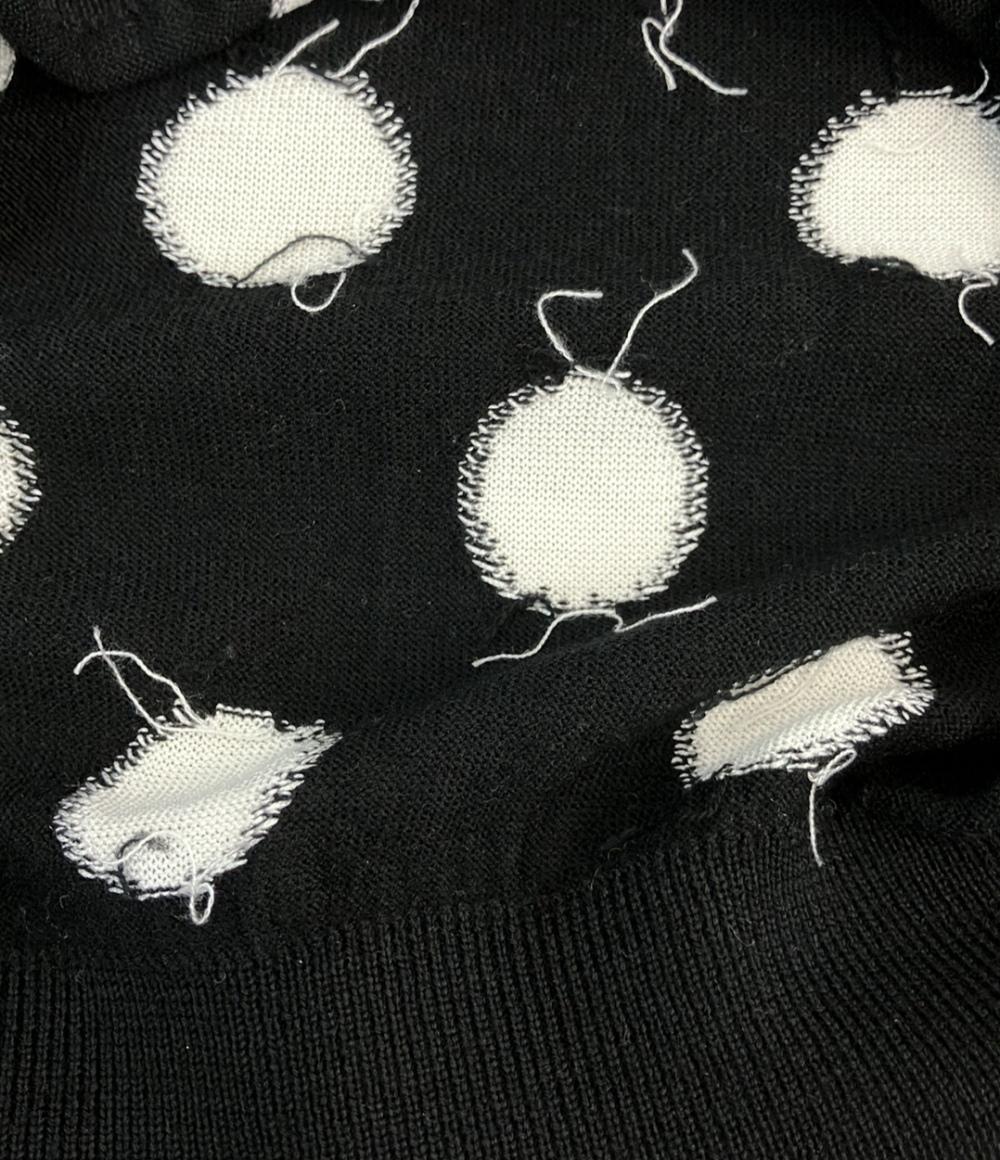 DOLCE&GABBANA 半袖ニット ドット レディース SIZE 44 (L) ドルチェアンドガッバーナ