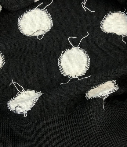 DOLCE&GABBANA 半袖ニット ドット レディース SIZE 44 (L) ドルチェアンドガッバーナ