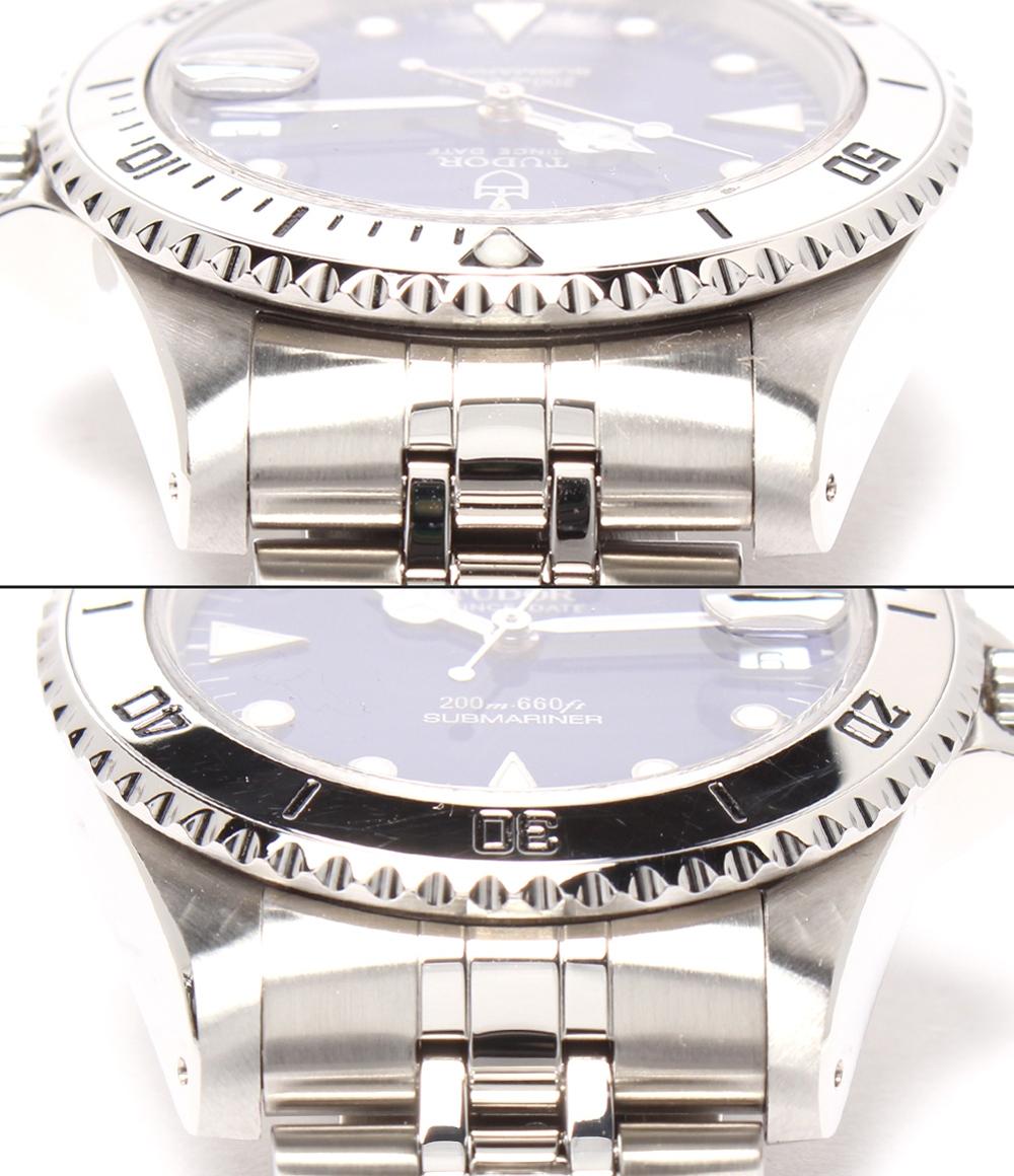 TUDOR 腕時計 サブマリーナ 自動巻き ブルー REF.75190 メンズ