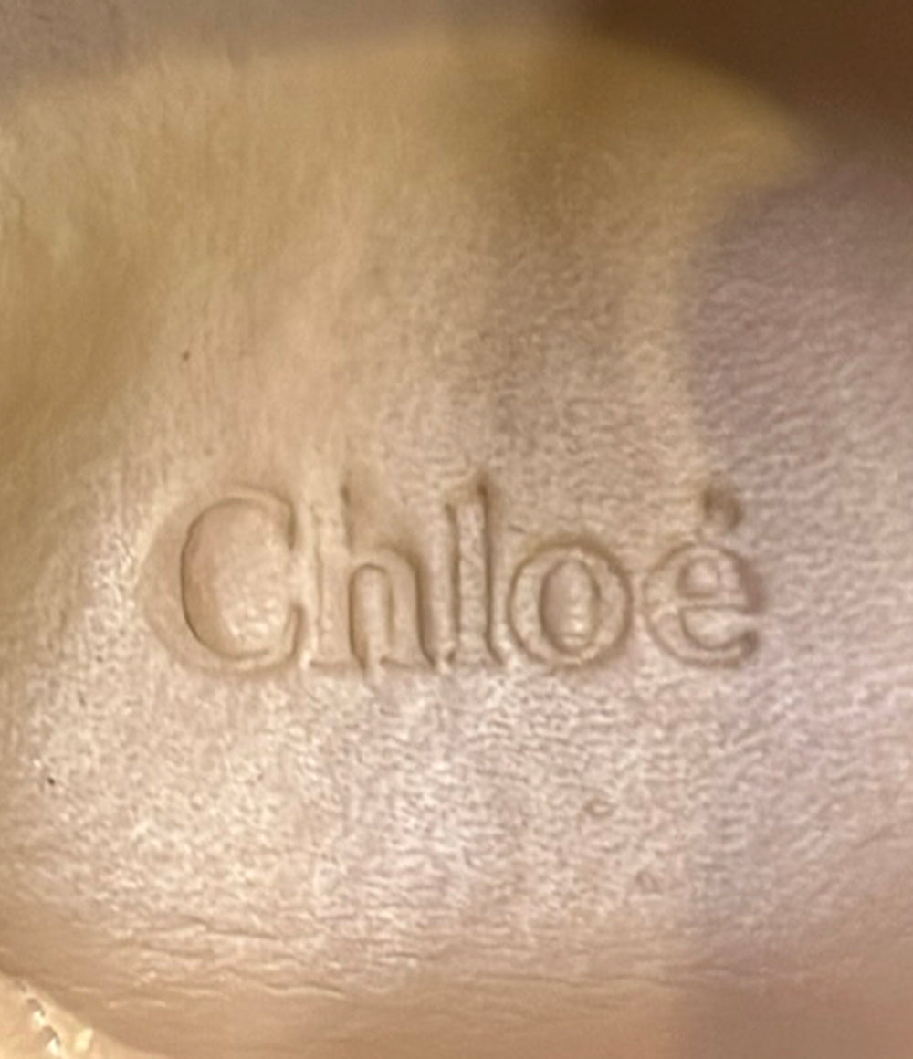 Chloe ローカットスニーカー クロスストラップ 厚底 レディース SIZE 36 (23.5cm) クロエ