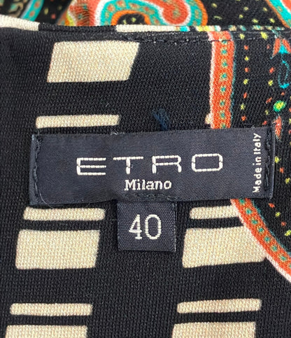 美品 ETRO 長袖 ワンピース 162-18614-5258 レディース SIZE 40 (S) エトロ