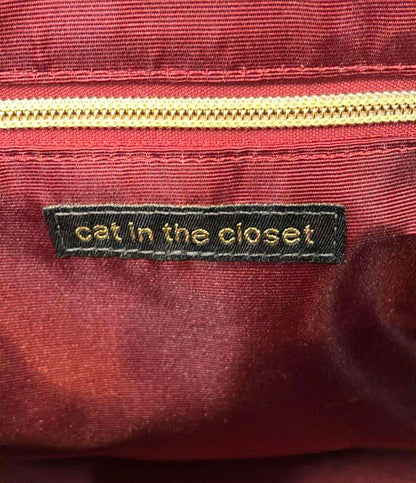 美品 cat in the closet 2way ハンドバッグ ショルダーバッグ 斜め掛け レディース キャット イン ザ クローゼット