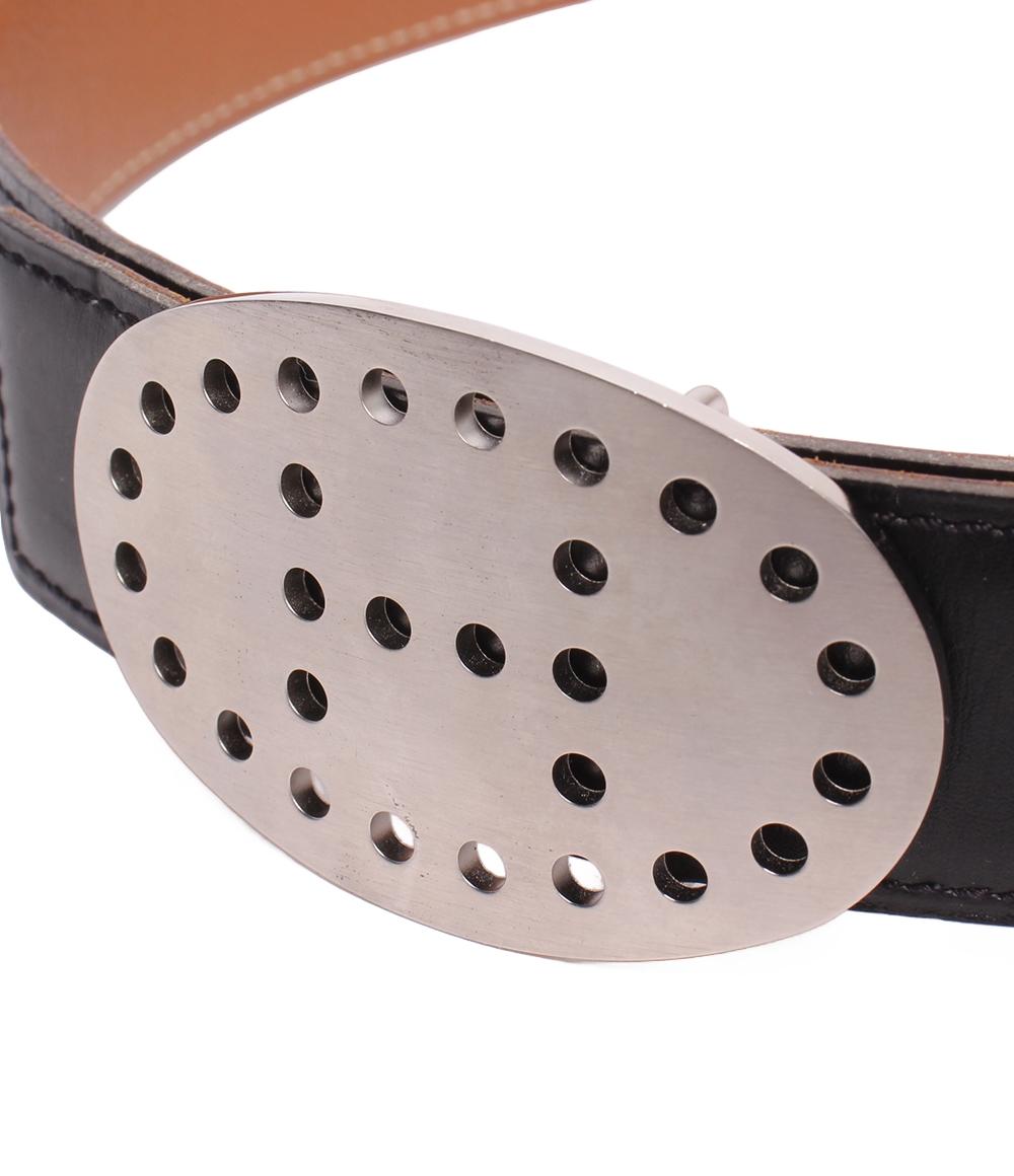 HERMES ベルト リバーシブルベルト65 エブリンバックル シルバー金具