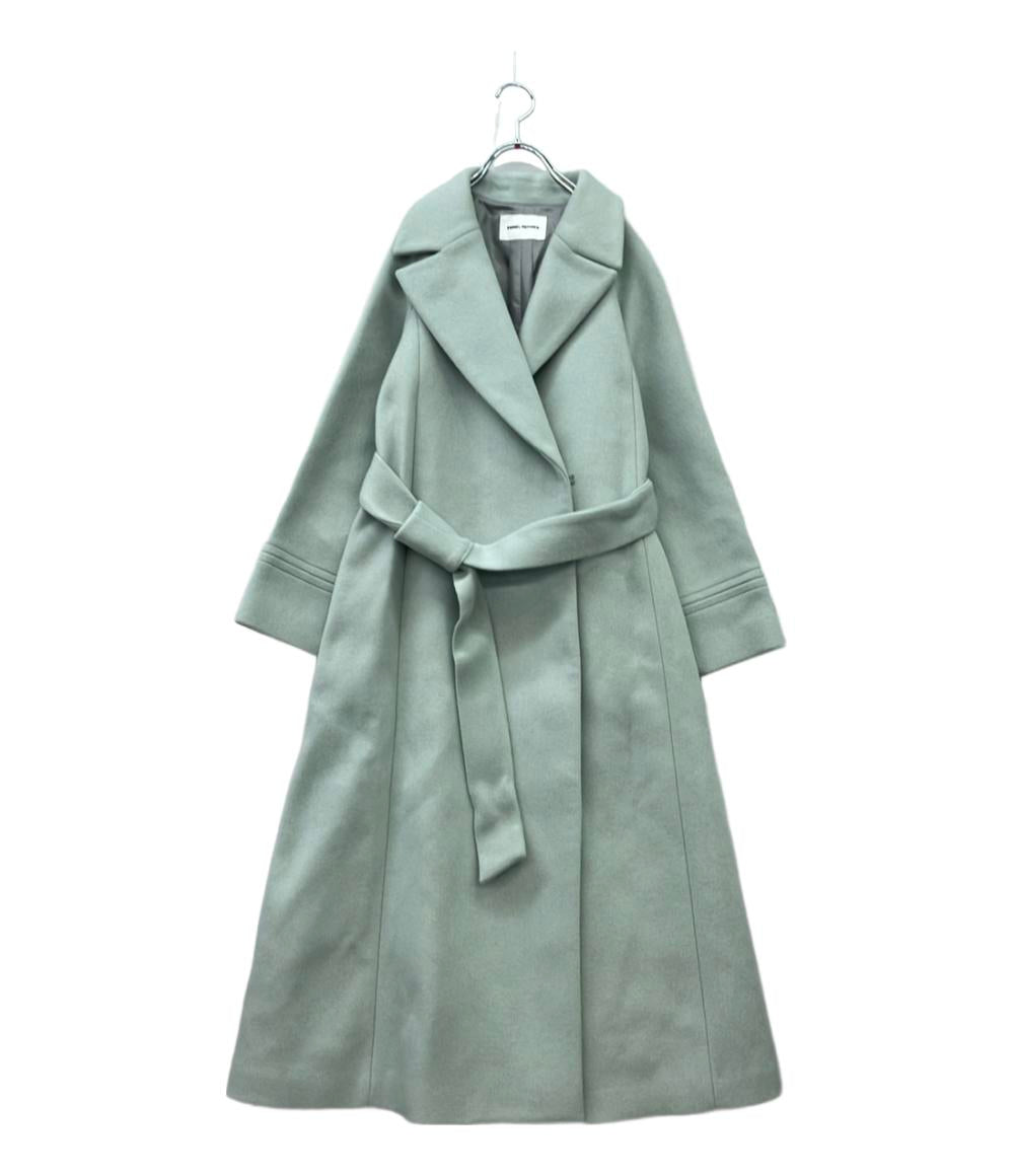 EMMEL REFINES ロングコート タグ付き ベルテッド フレア ロングCT 6625-126-1185 レディース SIZE M