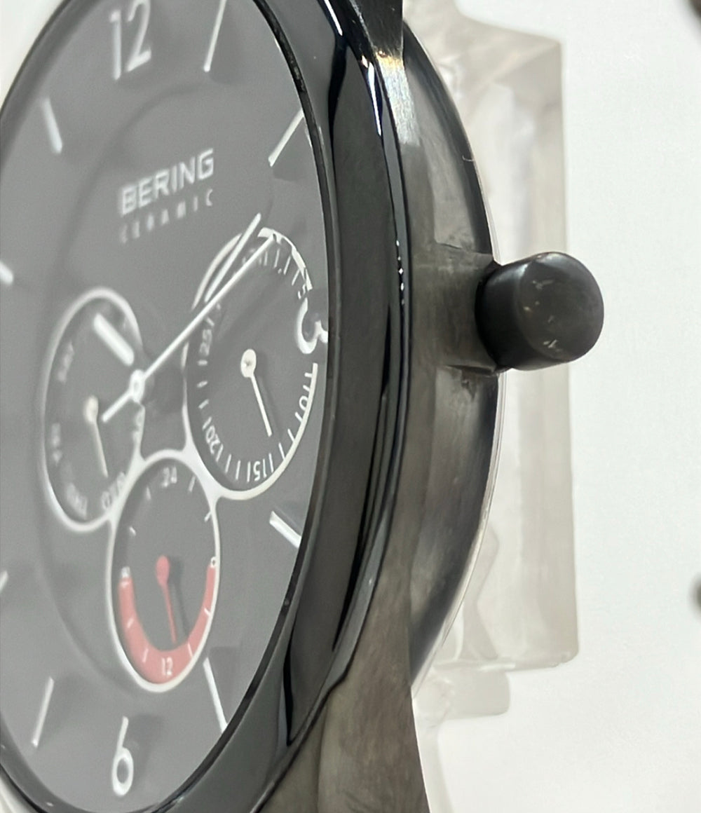 BERING 腕時計 クオーツ ブラック 33440-077 メンズ ベーリング