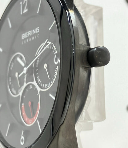 BERING 腕時計 クオーツ ブラック 33440-077 メンズ ベーリング