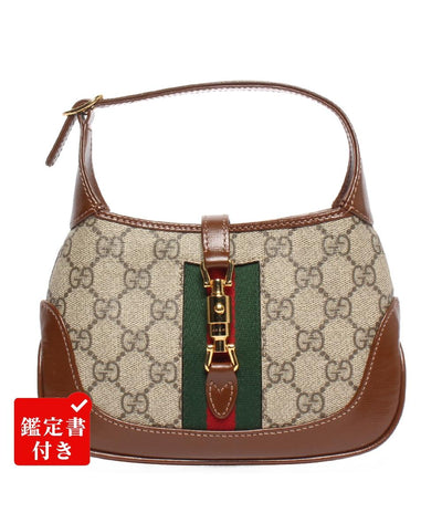 美品 GUCCI 2WAYハンドバッグ ショルダーバッグ 斜め掛け GGスプリーム ジャッキー1961 レディース グッチ