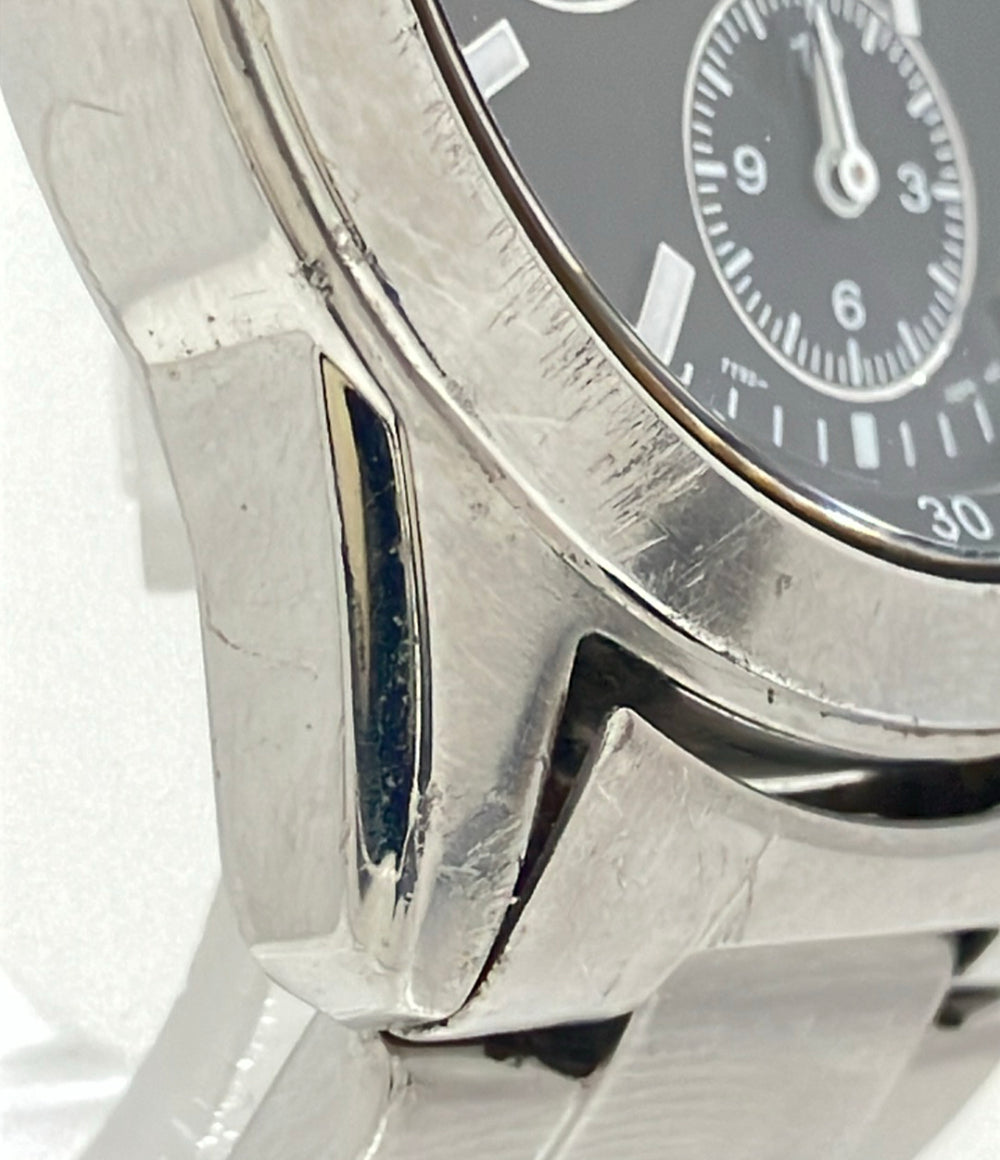SEIKO 腕時計 クオーツ ブラック 7T92-0DM0 メンズ セイコー