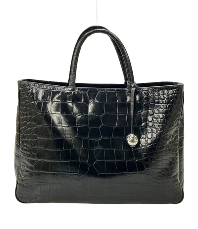 FURLA トートバッグ ショルダーバッグ 2WAY クロコ型押し レザー レディース フルラ