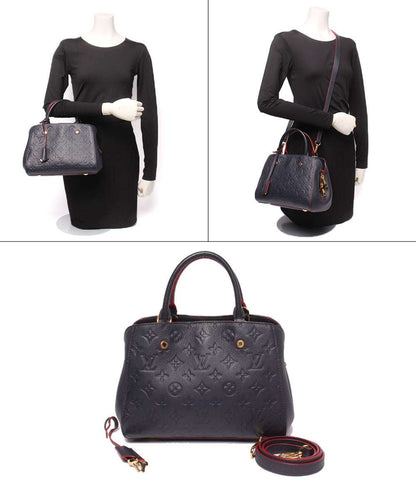 LOUIS VUITTON 2WAY ハンドバッグ ショルダーバッグ 斜め掛け モンテーニュ BB モノグラム アンプラント M42747 レディース ルイ・ヴィトン