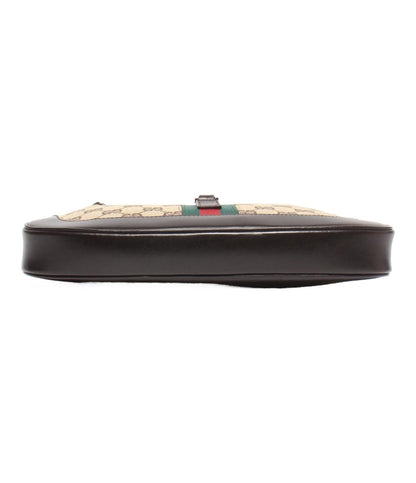 美品 GUCCI ワンショルダーバッグ 肩掛け GGキャンバス ジャッキー 001 3735 002058 レディース グッチ