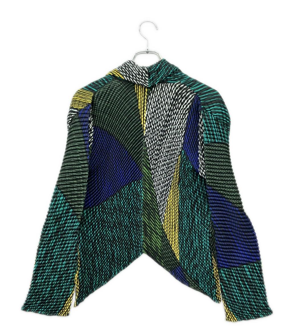 美品 ISSEY MIYAKE 総柄 ジャケット メンズ SIZE 2 イッセイミヤケ