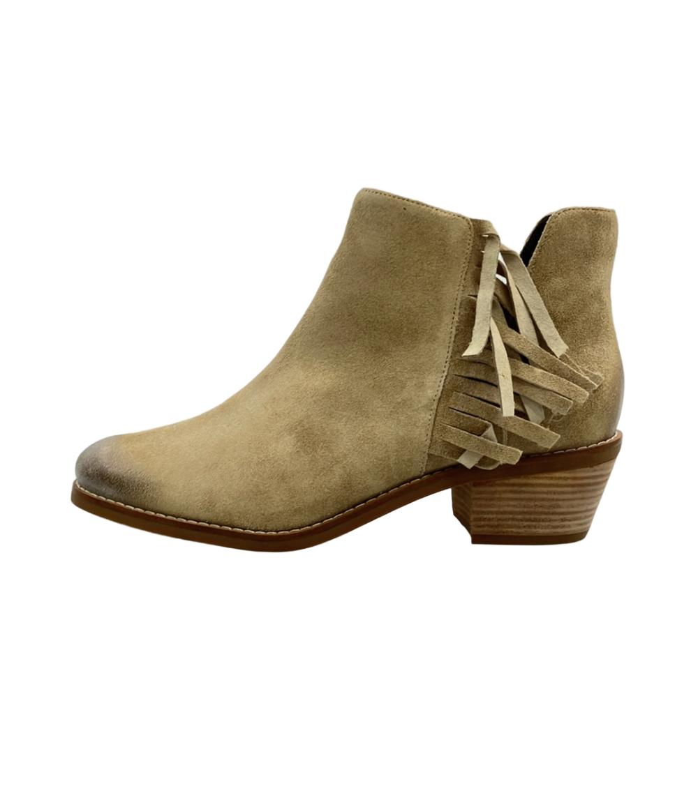 訳あり コールハーン ショートブーツ フリンジ レディース SIZE 7 1/2 B (L) COLE HAAN