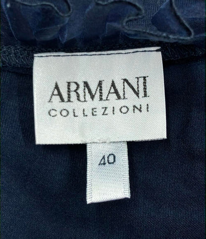 アルマーニコレッツォーニ 長袖Tシャツ フリル レディース SIZE 40 (L) ARMANI COLLEZIONI