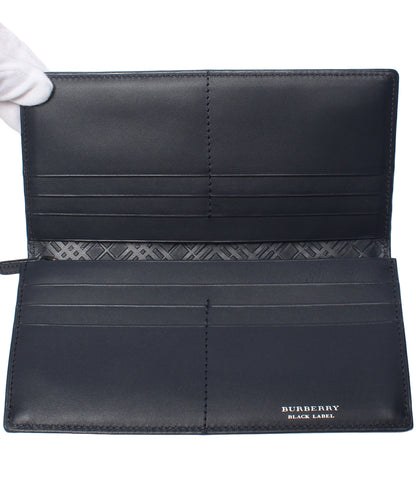 美品 BURBERRY BLACK LABEL 長財布 メンズ バーバリーブラックレーベル