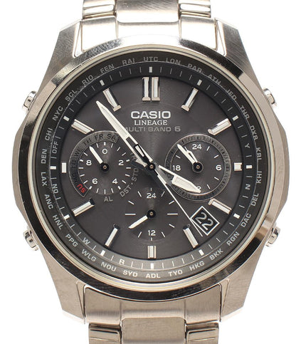 CASIO 腕時計 リニエージ ソーラー ブラック LIW-M610TDS メンズ カシオ