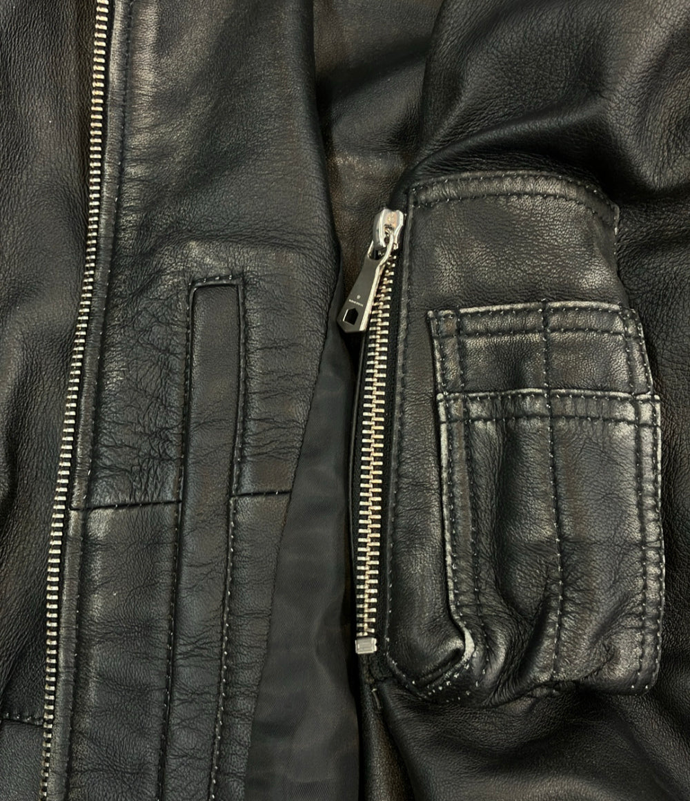 MAISON SPECIAL シープ レザー MA-1 ジャケット メンズ SIZE 2 メゾンスペシャル