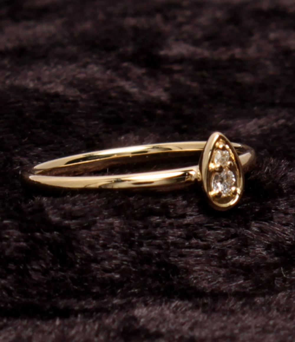 美品 リング 指輪 K18 ダイヤ レディース SIZE 5号