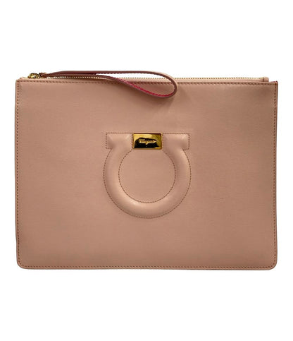 Salvatore Ferragamo クラッチバッグ レザー ガンチーニ GG-22D299 レディース サルバトーレフェラガモ