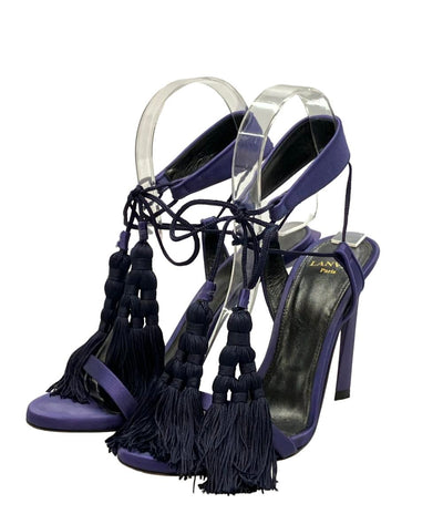 LANVIN アンクルレースアップサンダル ミュール タッセル レディース SIZE 36 (23.5cm) ランバン