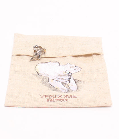 VENDOME BOUTIQUE ピンバッジ ピンズ ピンブローチ SV925 ペンギンモチーフ イワトビペンギン ユニセックス ヴァンドームブティック