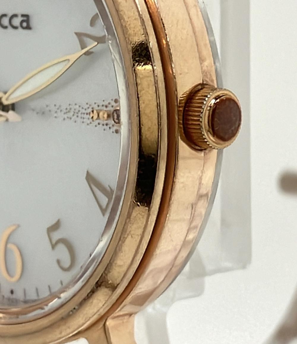 シチズン ③-7  602 CITIZEN腕時計 ウィッカ wicca ソーラー シルバー e レディース