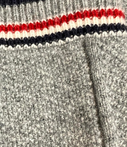 THOM BROWNE 長袖ガーディアン アンサンブル ニット グレー FKC410A-Y1005055 レディース SIZE 40 (S) トムブラウン