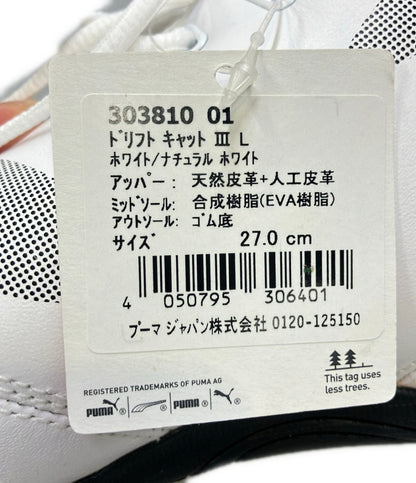 美品 PUMA ドライビングシューズ ドリフト キャット 3 L 303810-01 メンズ SIZE 27.0 プーマ
