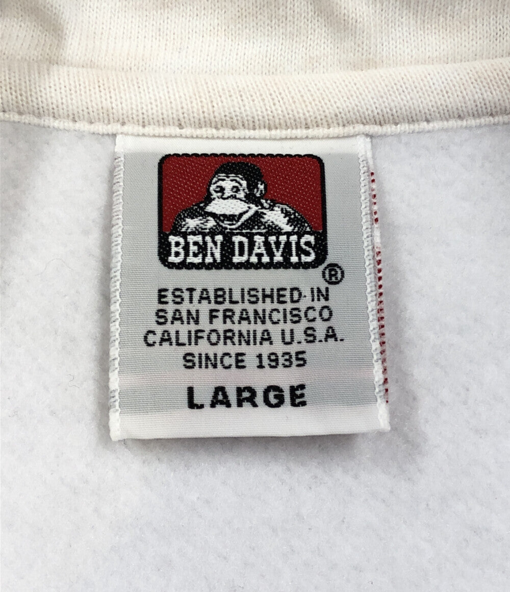 ベンデイビス  ハーフジップ長袖スウェット 裏起毛      メンズ SIZE L (L) BEN DAVIS