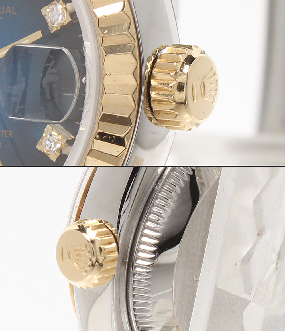 ROLEX 腕時計 デイジャスト 自動巻き ブルー 69173G レディース ロレックス