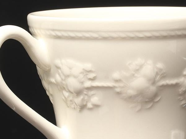 美品 ウエッジウッド マグカップ 2点セット ペア フェスティビティ アイボリー ブルー WEDGWOOD
