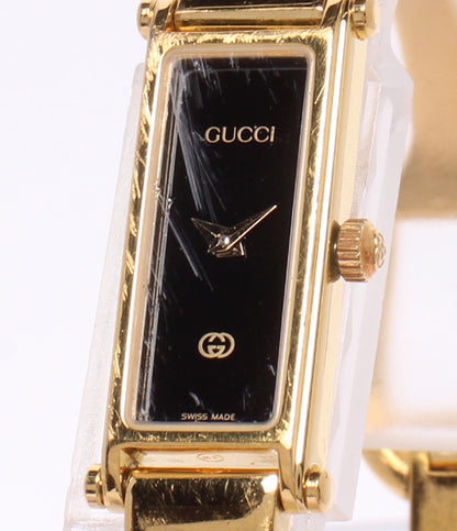 GUCCI 腕時計 クオーツ ブラック 1500L レディース グッチ