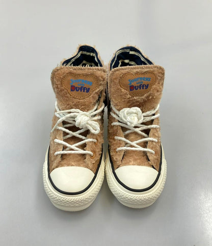 美品 CONVERSE ハイカットスニーカー ×ディズニー ダッフィー レディース SIZE 22.5 (S) コンバース