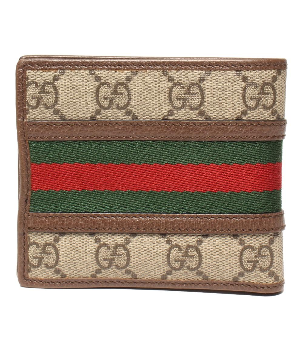 グッチ 二つ折り財布 オフディア 597609 0416 メンズ GUCCI