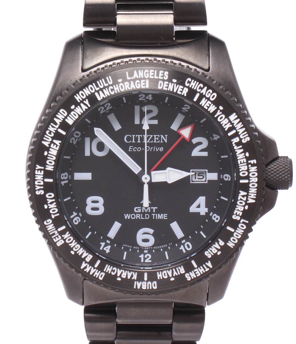 CITIZEN 腕時計 プロマスター ソーラー ブラック B877-R011626 メンズ シチズン