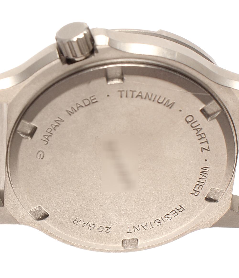 SCUBAPRO 腕時計 クオーツ ブラック メンズ スキューバプロ