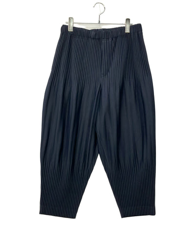 HOMME PLISSE ISSEY MIYAKE イージーパンツ ロング BASIC pleated tapered pants HP55JF153 メンズ SIZE 2 (M) オム プリッセ イッセイミヤケ