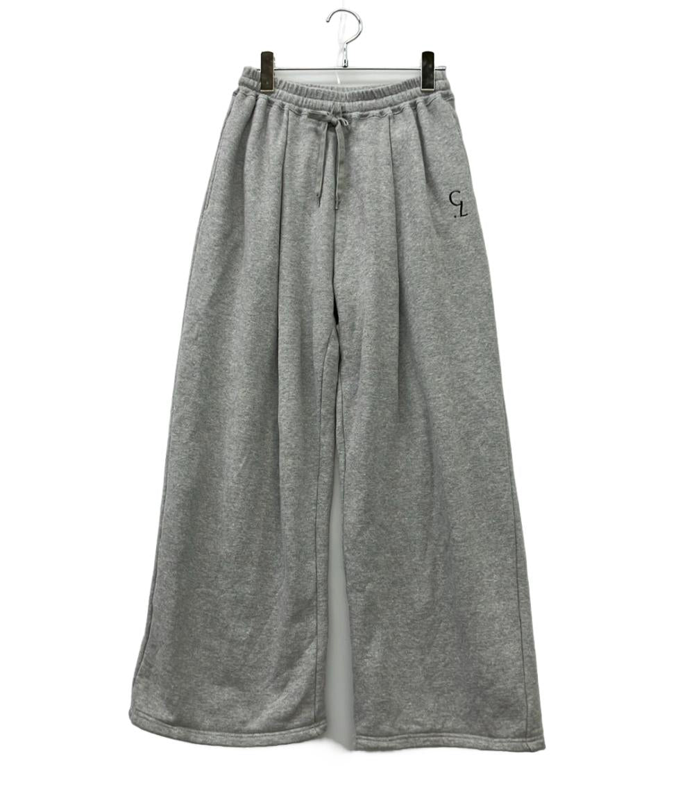 CLANE スウェットパンツ  ロゴ タック ワイド 25aw LOGO SWEAT TUCK WIDE PANTS 19110-7242 レディース SIZE 0 (XS) クラネ