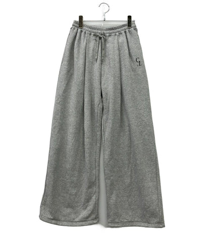 CLANE スウェットパンツ  ロゴ タック ワイド 25aw LOGO SWEAT TUCK WIDE PANTS 19110-7242 レディース SIZE 0 (XS) クラネ