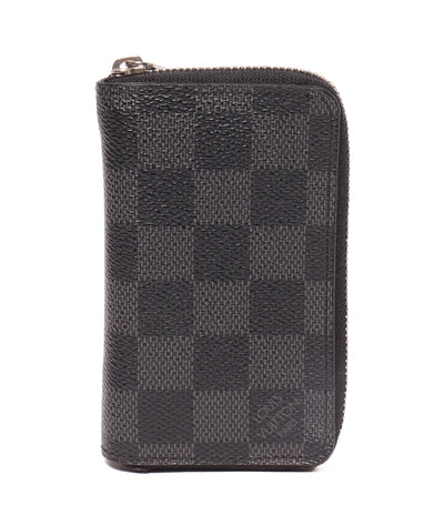 LOUIS VUITTON コインケース カードケース ジッピー コイン パース ダミエ グラフィット N63076 メンズ ルイ・ヴィトン
