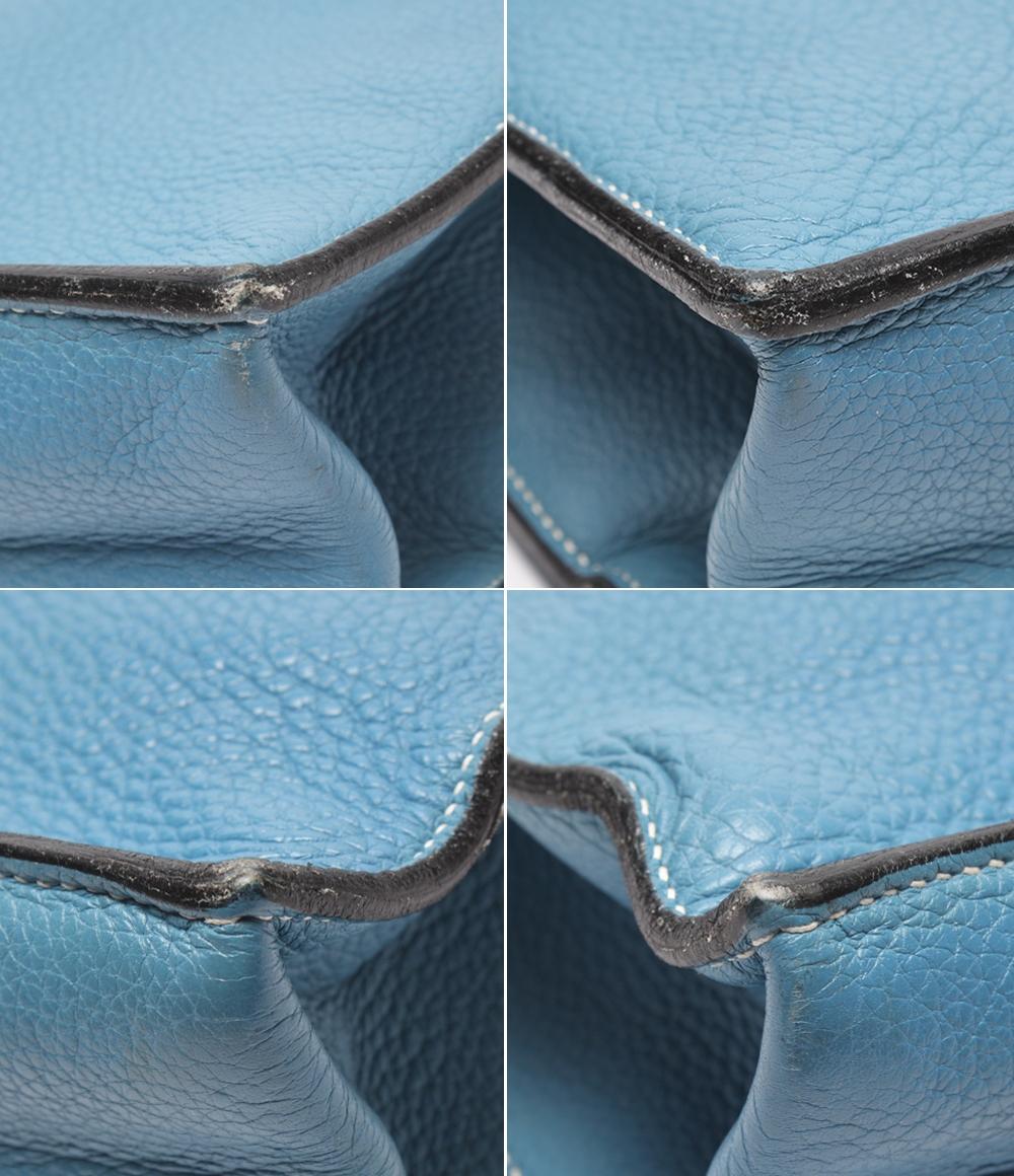 HERMES ビジネスバッグ ブリーフケース  □H刻印 シルバー金具 サック ア デペッシュ38 メンズ エルメス