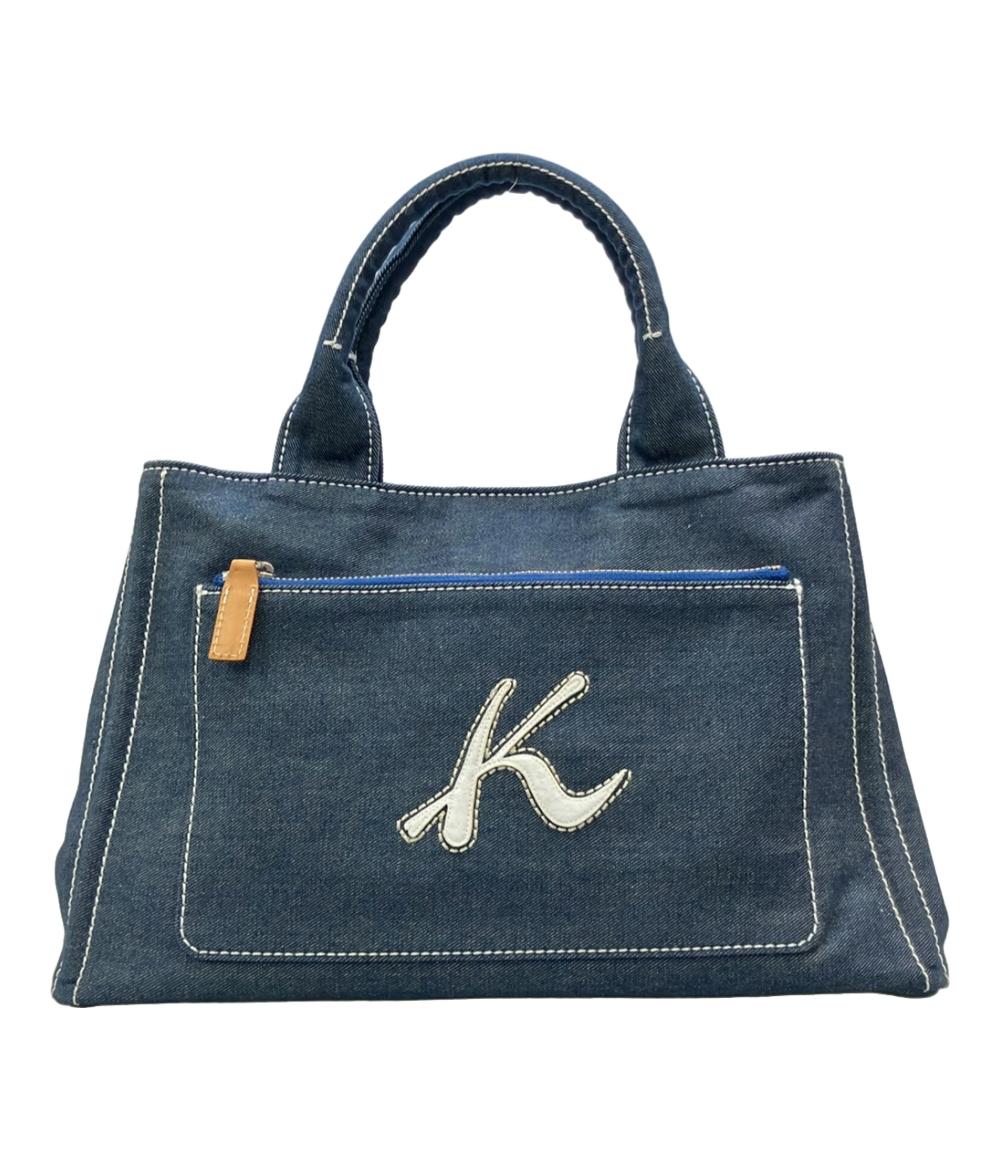 美品 Kitamura K2 ハンドバッグ トートバッグ デニム レディース キタムラ ケーツー