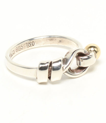 Tiffany & Co. リング 指輪 K18 SV925 フック＆アイ レディース SIZE 9号 ティファニー