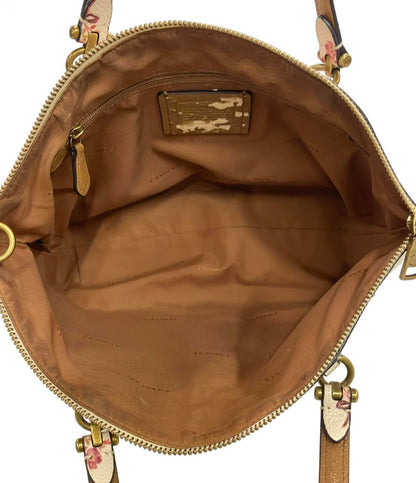 COACH ハンドバッグ 花柄 レザー 28483 レディース コーチ