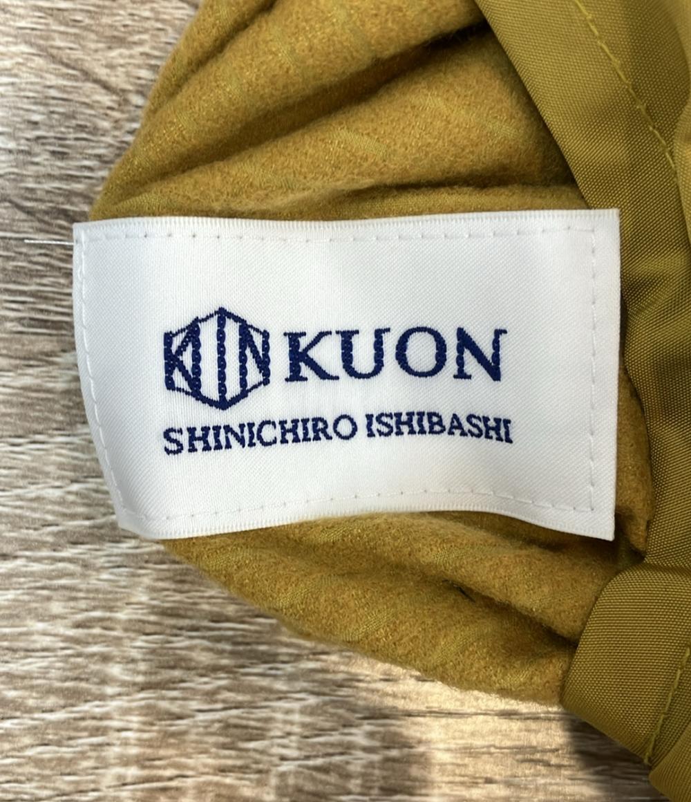 クオン 長袖パーカー タグあり Reversible Fleece Hoodie 145CS014546 メンズ SIZE Large (L) KUON