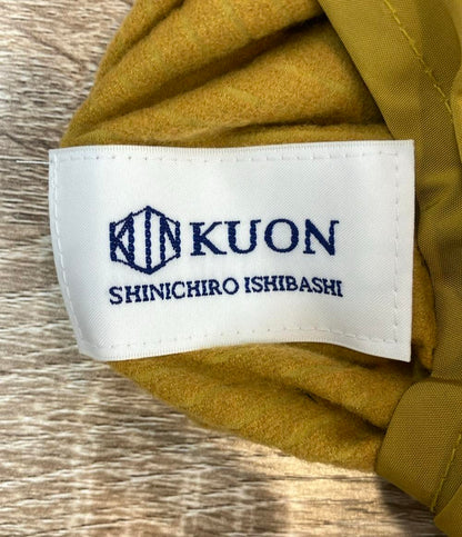 クオン 長袖パーカー タグあり Reversible Fleece Hoodie 145CS014546 メンズ SIZE Large (L) KUON