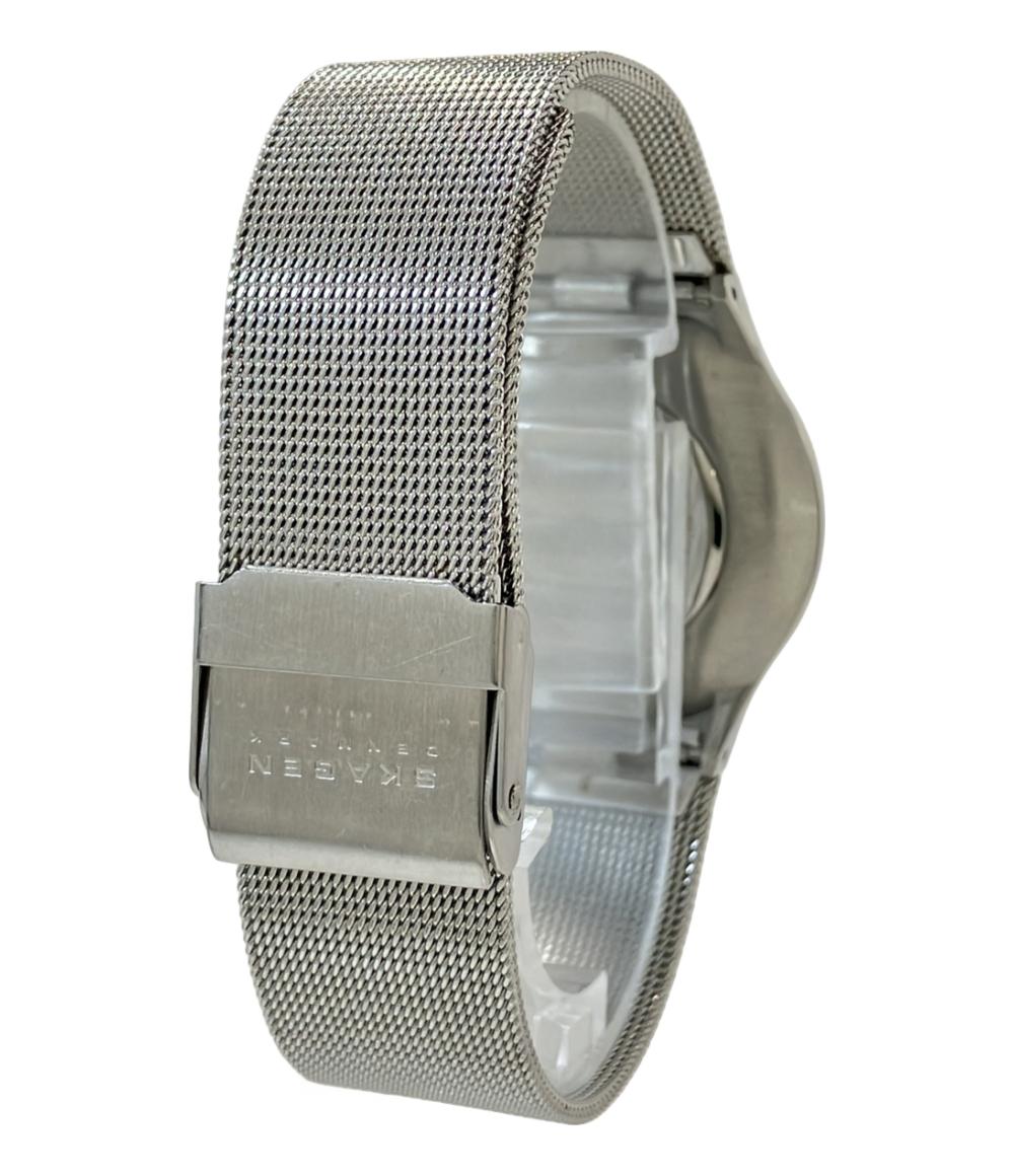 スカーゲン 腕時計 クオーツ ブラック 233LSSB ユニセックス SKAGEN