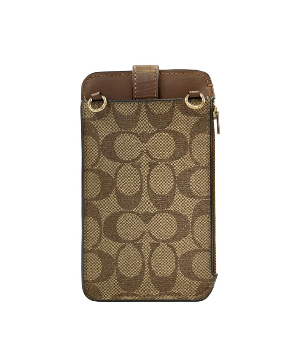 coach ショルダーバッグ シグネチャー 茶色 斜め掛け COACH ショルダーバッグ 斜め掛け スマホショルダー シグネチャー