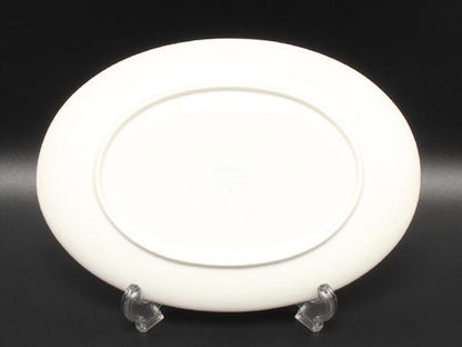 美品 ティファニー オーバルプラター プレート 皿 26cm リーフ TIFFANY&Co.