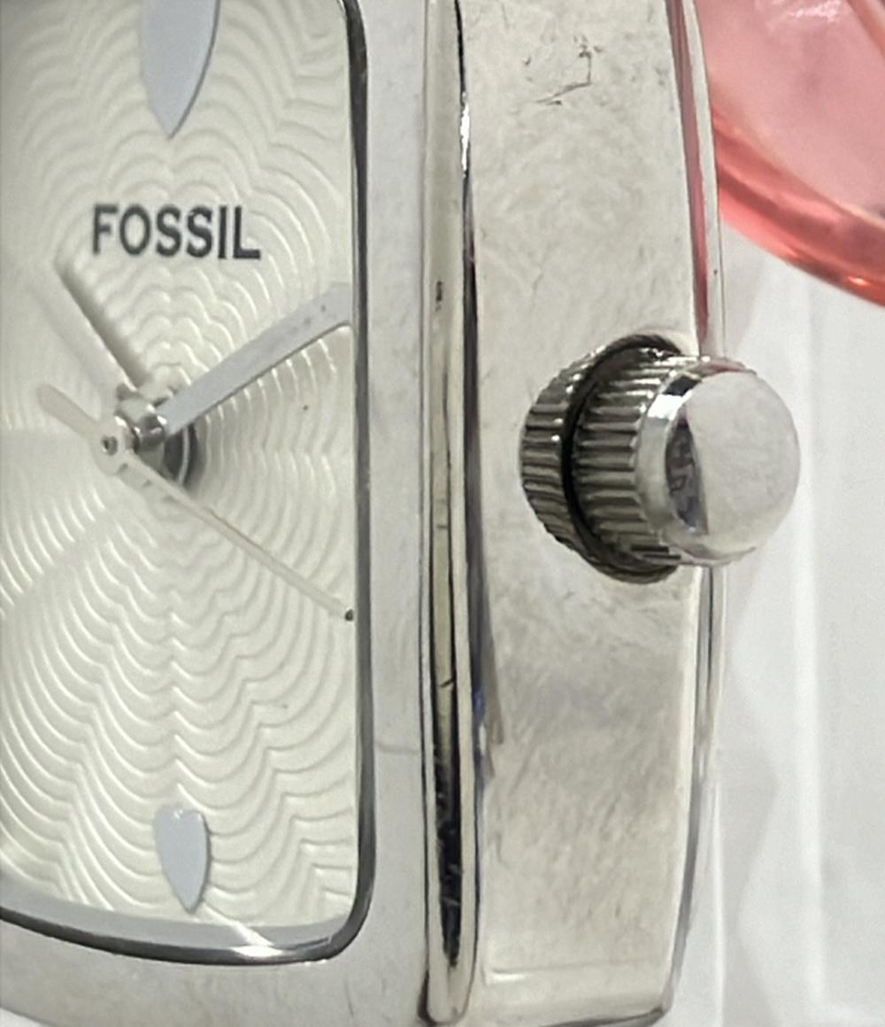 フォッシル ③-34  602 FOSSIL腕時計 クオーツ シルバー e レディース